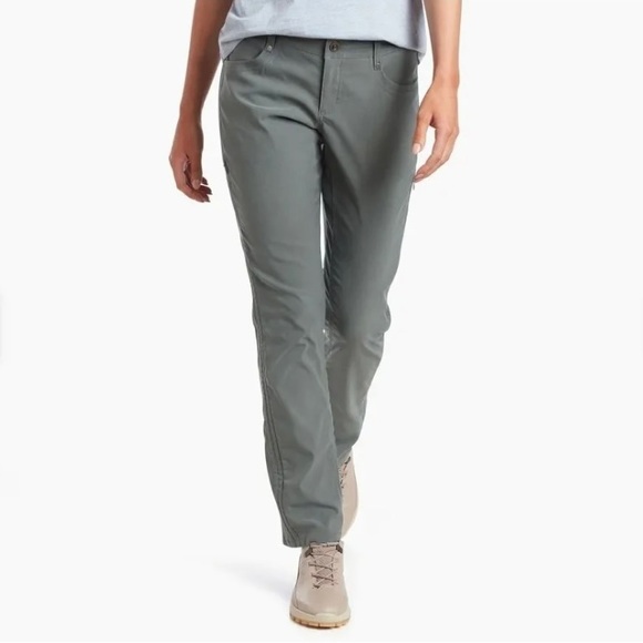 Kuhl Trekr Pant Womens 8 Gray Convertible Side Seam Cinch Ruched Hiking Outdoor - Picture 2 of 15